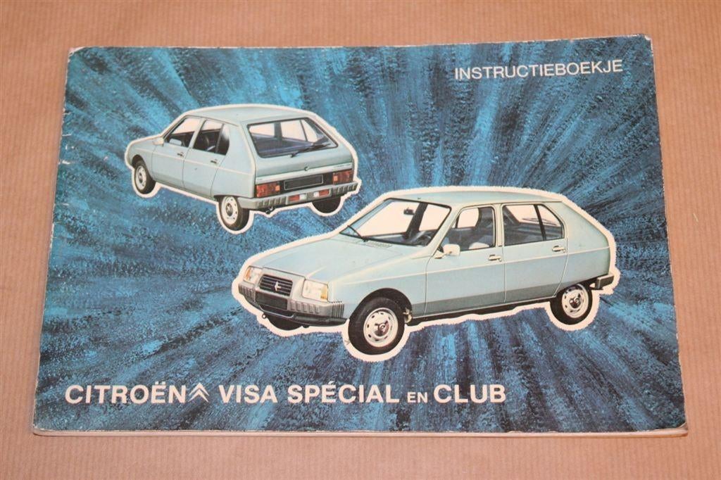 Instructieboekje Citroën Visa Special en Club - 1979, Auto diversen, Handleidingen en Instructieboekjes, Ophalen of Verzenden