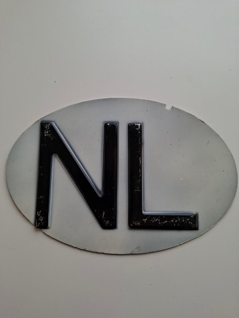 NL landenplaatje oldtimer, Ophalen of Verzenden