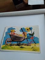 WILL BERG/ MOE VAN HET WERKEN UITRUSTEN IN KRUIWAGEN, Verzamelen, Ansichtkaarten | Themakaarten, Ophalen of Verzenden