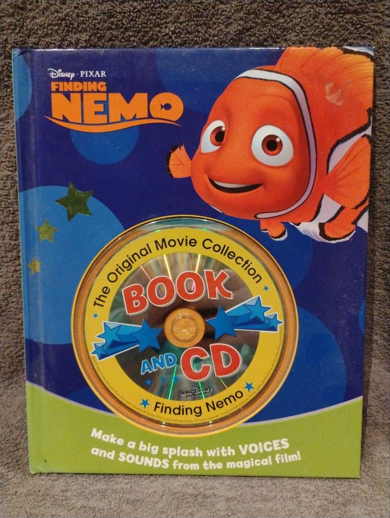 Finding Nemo Boek en CD - Disney Pixar Collectie, Boeken, Ophalen of Verzenden, Zo goed als nieuw, Disney Pixar, Sprookjes