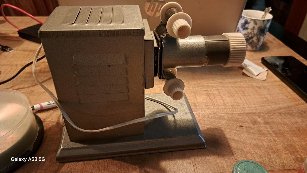 Jaren 60 projector met filmpjes, Ophalen of Verzenden, Gebruikt