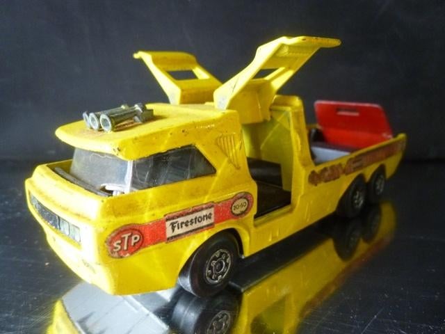 MATCHBOX Super Kings: K-7 Transporter voor racewagens, Ophalen of Verzenden, Gebruikt, Bus of Vrachtwagen, Matchbox