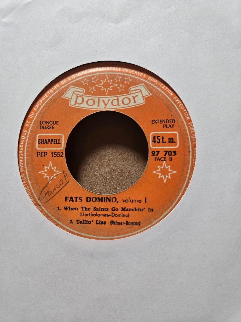 Fats Domino - EP vol.1, Cd's en Dvd's, Vinyl Singles, Gebruikt, 7 inch, Ophalen of Verzenden, Pop