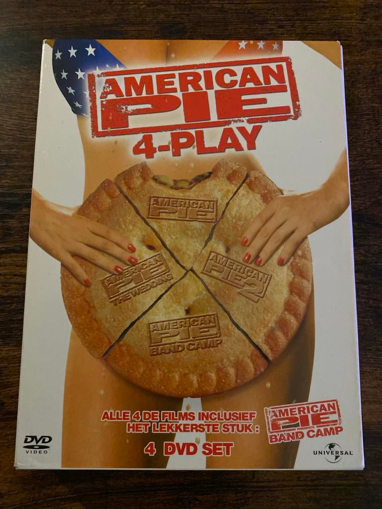 American Pie 4-Play DVD Boxset - 4 Films, Vanaf 12 jaar, Ophalen of Verzenden, Gebruikt, Boxset