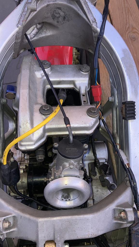 Kawasaki KL R 600 blok, Ophalen