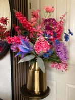 Gratis verzenden Prachtige set Rondom Zijden bloemen, Ophalen of Verzenden, Nieuw, Bloemstuk, Roze