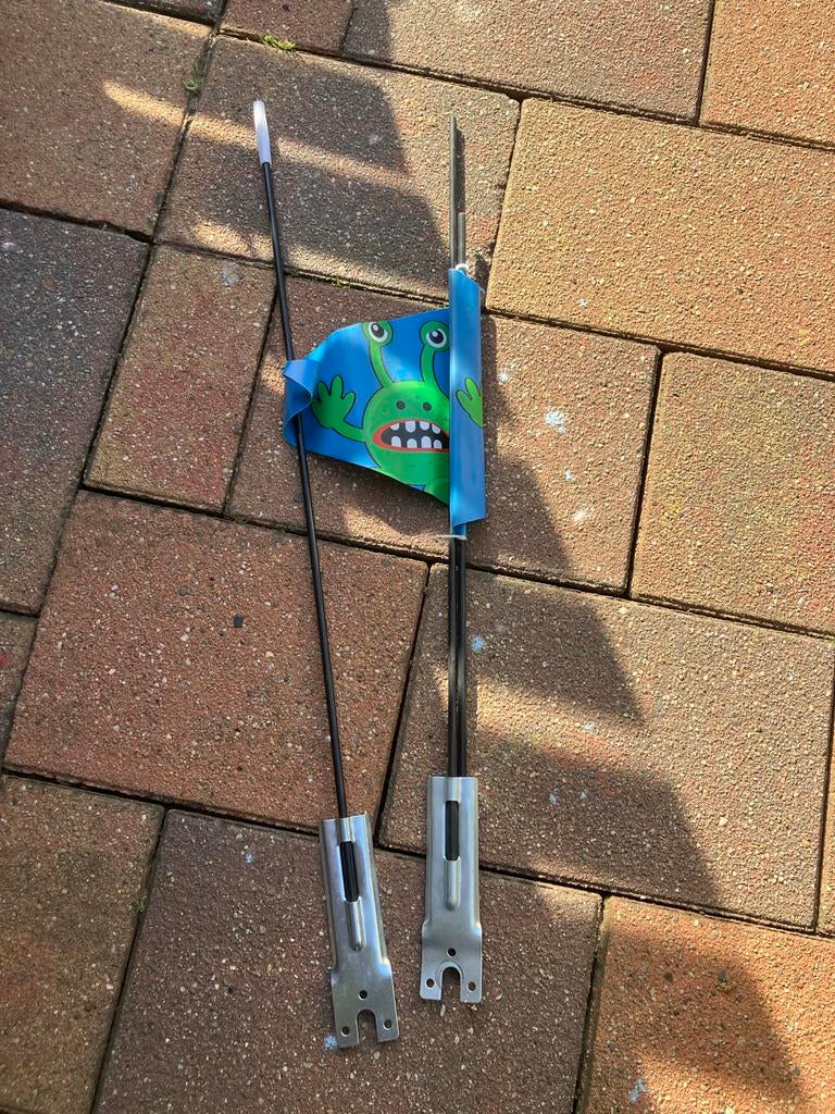 Fietsvlaggen met monster design, Ophalen of Verzenden, Gebruikt