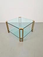Regency salontafel T24 messing glas Peter Ghyczy ´70 design, Huis en Inrichting, Tafels | Salontafels, Ophalen, 100 tot 150 cm