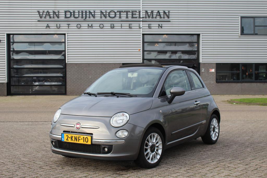 Fiat 500C 0.9 TwinAir Lounge / Airco / 15"LMV / N.A.P., Euro 5, 86 pk, Gebruikt, Leder en Stof