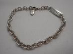 Zilveren schakel armband met label Esprit nr.1579, Sieraden, Tassen en Uiterlijk, Armbanden, Verzenden, Zo goed als nieuw, Zilver