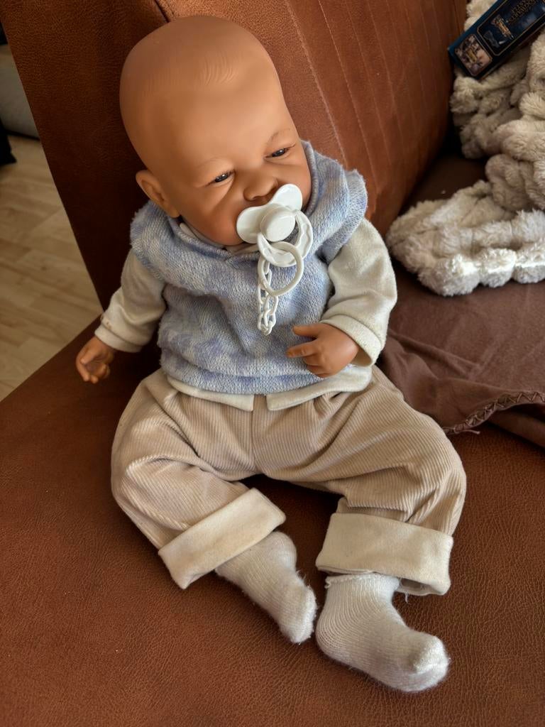 Levensechte pop, Verzamelen, Poppen, Ophalen of Verzenden, Zo goed als nieuw, Pop