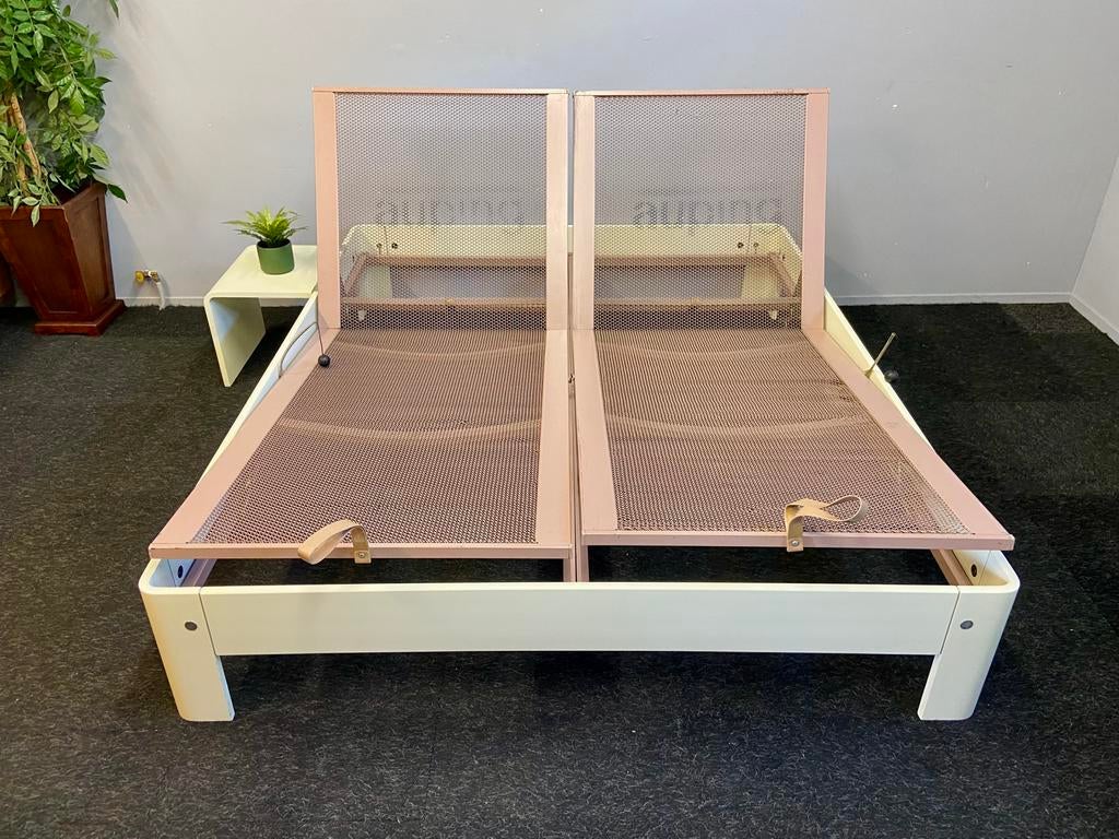 Auping Holland bed dutch design wit ledikant verstelbaar, Ophalen, Wit, Tweepersoons, Zo goed als nieuw