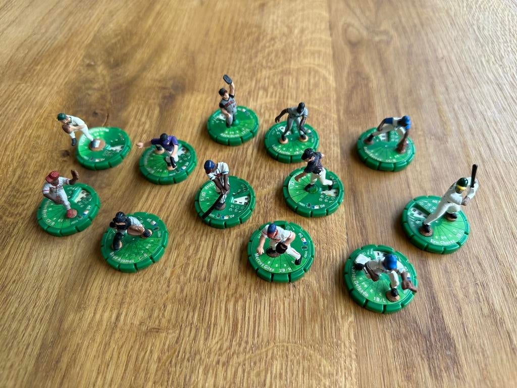 12 Baseball miniatures, honkbal Sportsclix, Ophalen, Zo goed als nieuw, Honkbal, Overige typen