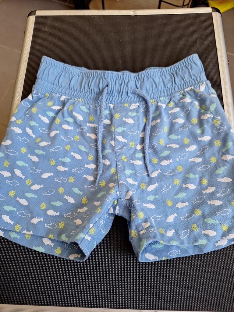 Korte broek met vissen maat 86-92, Lipilu, Broekje, Onbekend, Nieuw