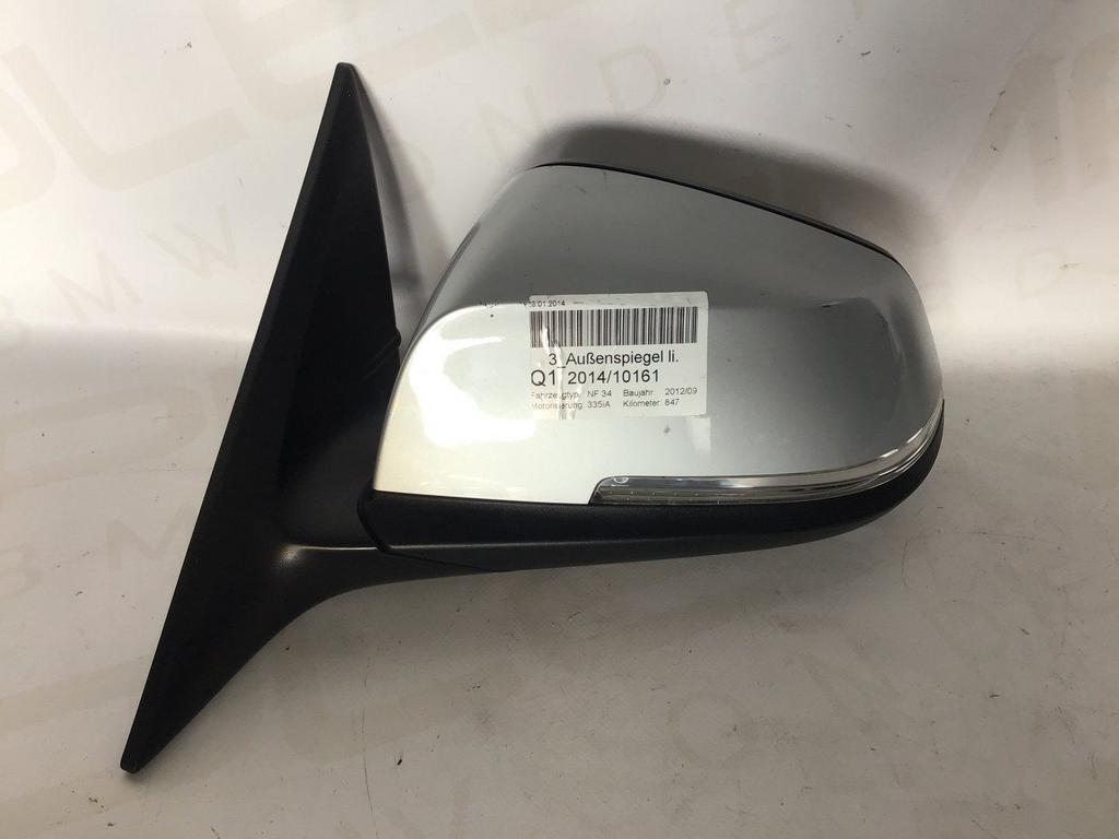 Buitenspiegel links (zilver) BMW F34 (GT) 021185, Auto-onderdelen, Spiegels, Gebruikt, -, -, Ophalen of Verzenden