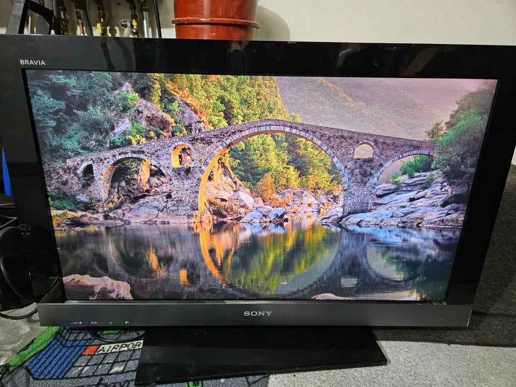 32" Sony Bravia tv, Ophalen, Gebruikt, 50 Hz, Sony
