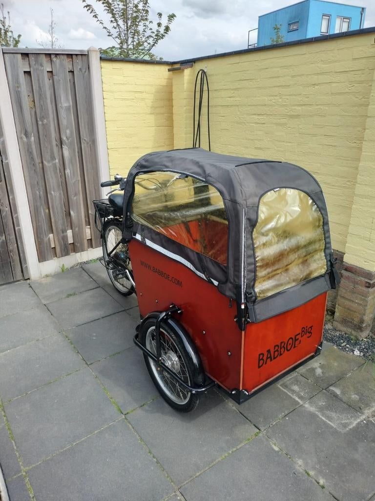 Nette elektrische bakfiets, Fietsen en Brommers, Fietsen | Bakfietsen, Ophalen of Verzenden, Zo goed als nieuw, 4 kinderen of meer