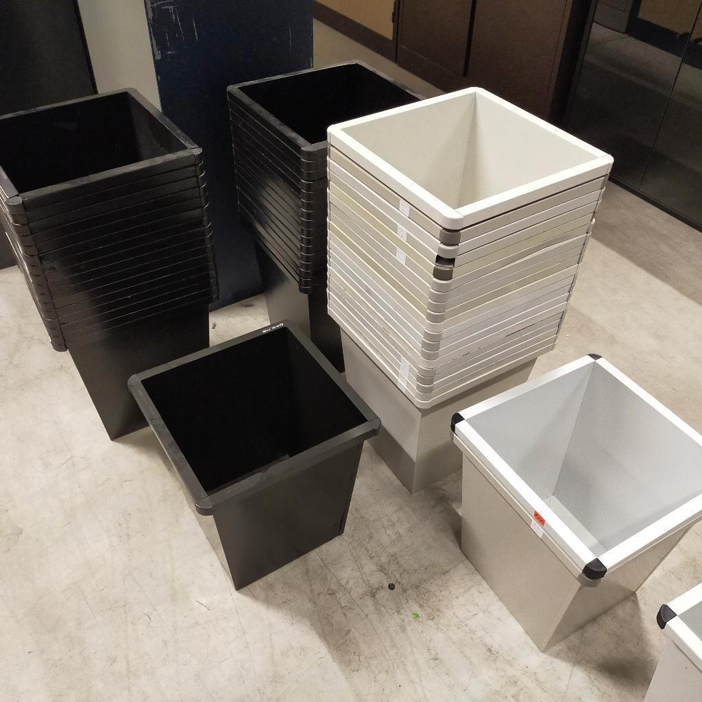 diverse prullenbakken - afvalbakken - vlamdovende prullenbak, Ophalen, Overige materialen, Gebruikt, 40 liter of meer