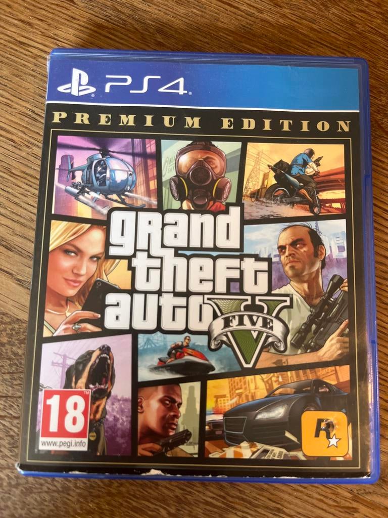 GTA 5 Premium Edition PS4, Avontuur en Actie, Online, Gebruikt, Vanaf 18 jaar