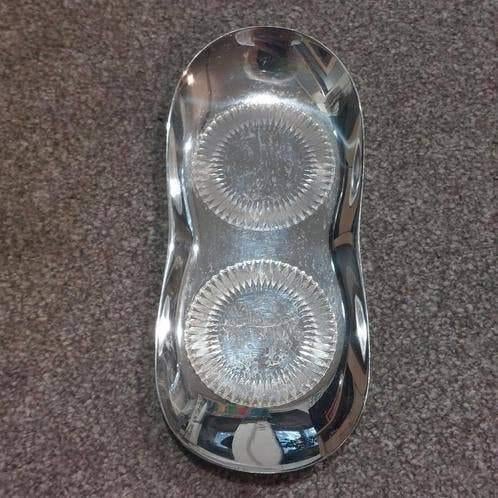 Vintage WMF s-collection stainless steel Cromargan coaster, Ophalen of Verzenden