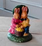 Vintage keramieken beeldje - konijn - haas - pasen - rabbit, Diversen, Pasen, Ophalen of Verzenden, Nieuw