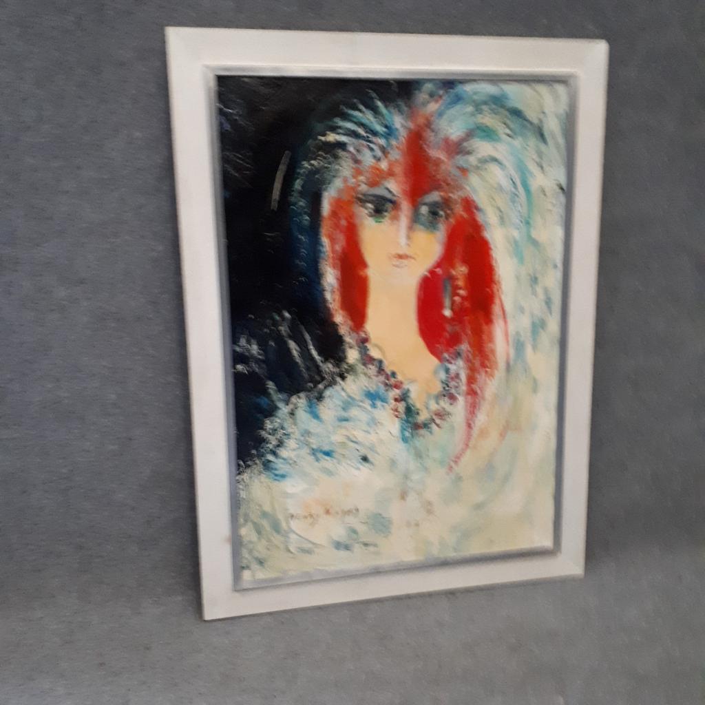 Olieverfschilderij 85x115 cm, Antiek en Kunst, Kunst | Schilderijen | Klassiek, Ophalen