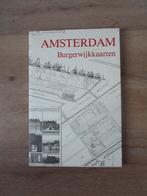 Mooi groot boek Amsterdam - Burgerwijkkaarten 1981 van Hoeve, Verzenden, Nieuw