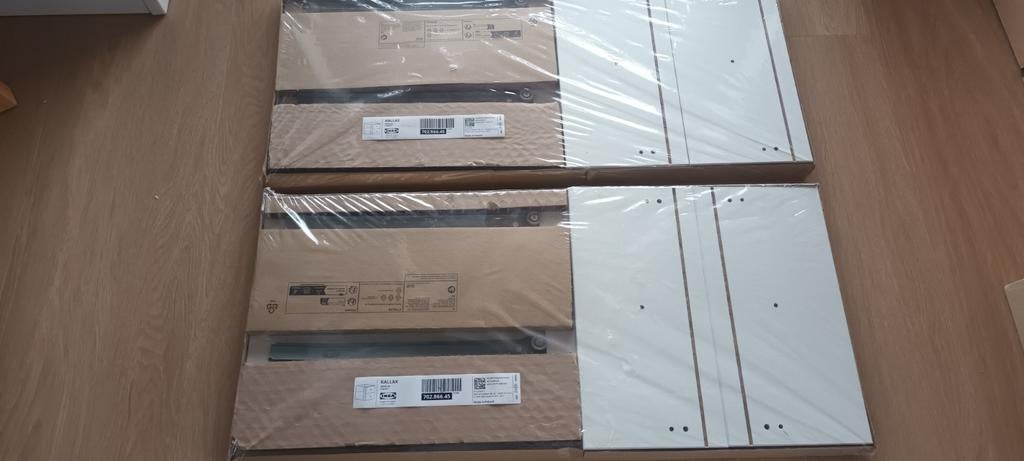 Ikea Kallax inzet met 2 lades nieuw!, Huis en Inrichting, Kasten | Boekenkasten, Ophalen, Nieuw