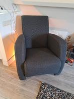 Fauteuil antraciet grijs, Ophalen, 75 tot 100 cm, Zo goed als nieuw, Stof stoffen grijs antraciet