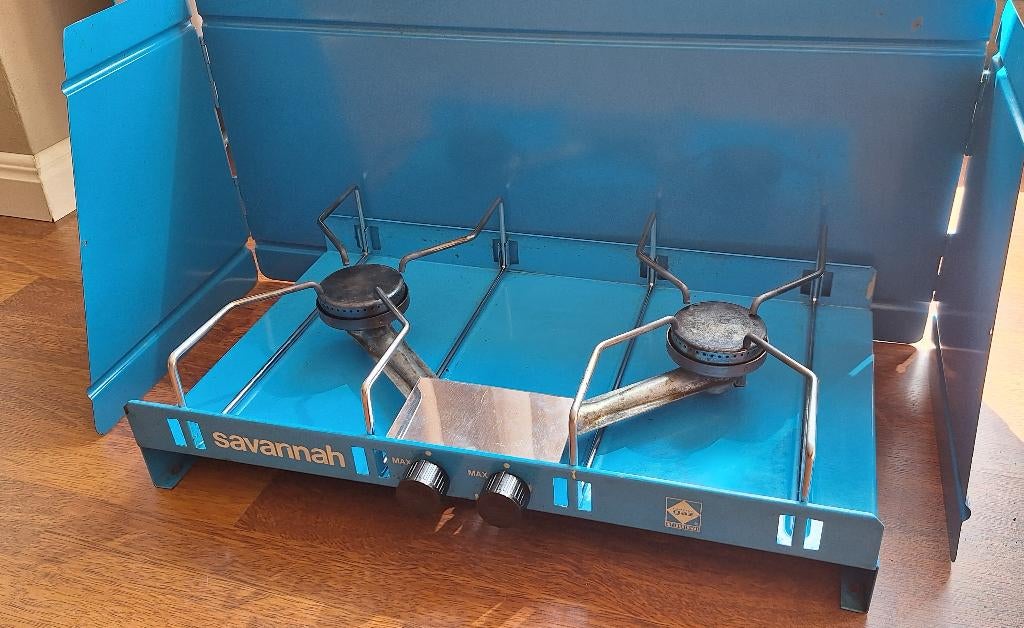 camping gasstel, Ophalen, Gebruikt