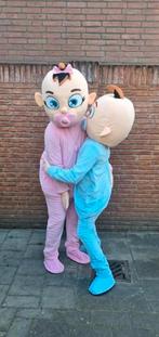 Mascotte pakken - Gender reveal te huur, Hobby en Vrije tijd, Feestartikelen | Verhuur, Ophalen of Verzenden, Zo goed als nieuw