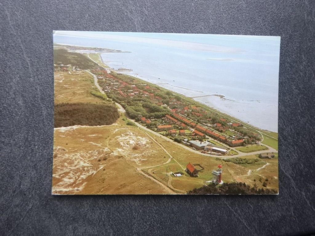 Vlieland, wadzijde panorama/luchtfoto 1981, Verzenden, 1980 tot heden, Gelopen, Waddeneilanden