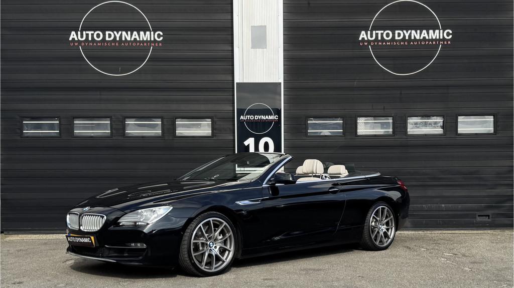 BMW 6 Serie Cabrio 650i High Executive (bj 2012, automaat), Auto's, BMW, Bedrijf, Te koop, 6-Serie, 360° camera, ABS, Achteruitrijcamera