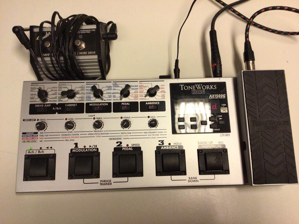 Korg AX1500G ToneWorks Gitaar Multi-effect Processor, Muziek en Instrumenten, Effecten, Ophalen, Gebruikt, Multi-effect