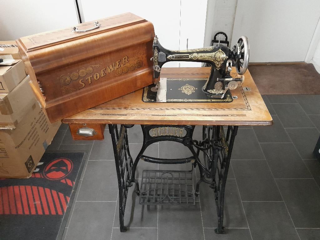 Stoewer naaimachine 1910, Antiek en Kunst, Antiek | Naaimachines, Ophalen