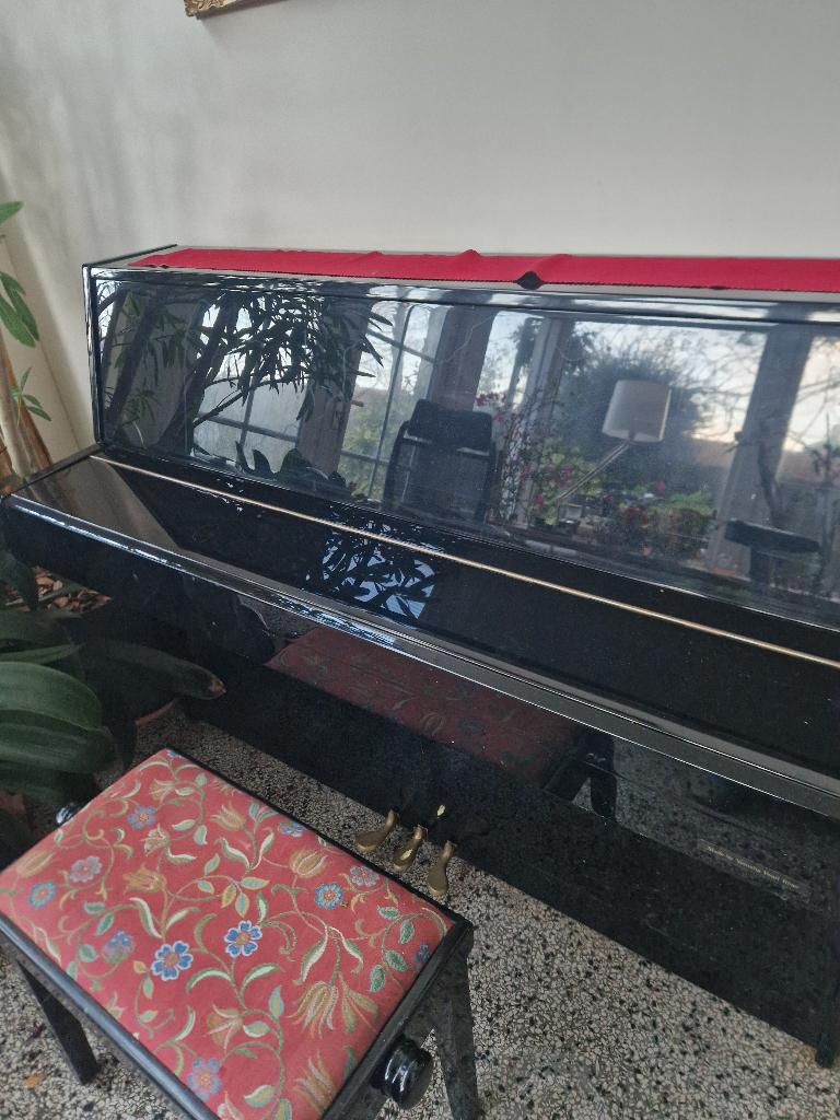 piano, Muziek en Instrumenten, Piano's, Ophalen, Zwart, Zo goed als nieuw, Piano