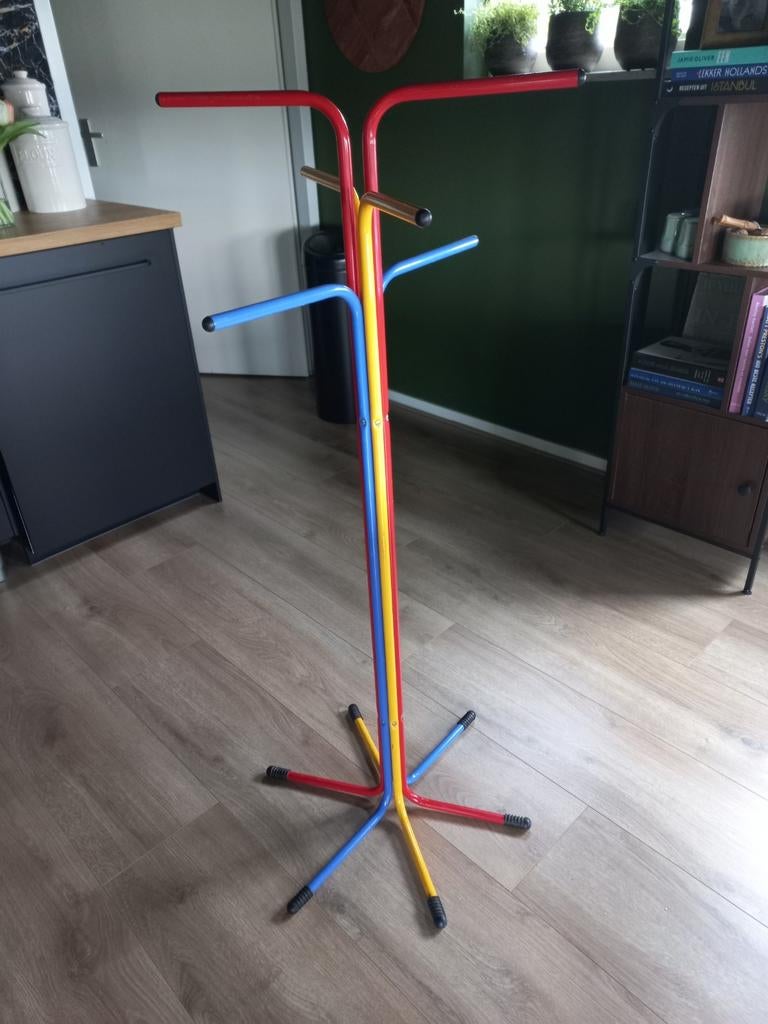 Vintage Ikea Plagg kapstok Memphisserie designTord Bjorklund, Ophalen, Zo goed als nieuw, Metaal