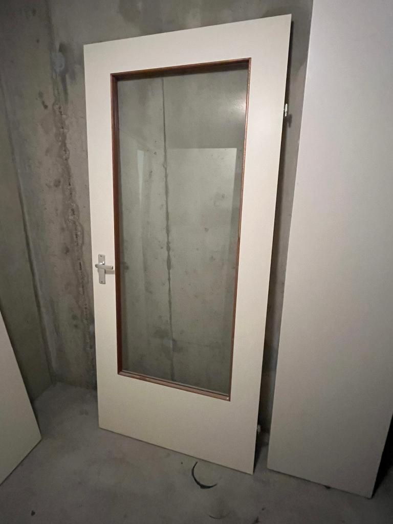 Opdekdeur 93 x 211,5, Ophalen, 80 tot 100 cm, Binnendeur, Zo goed als nieuw