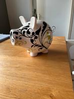 Decoratief Spaarvarken / Spaarpot met sierlijke patronen, Ophalen, Gebruikt, Steen, Aardewerk of Keramiek, Dier