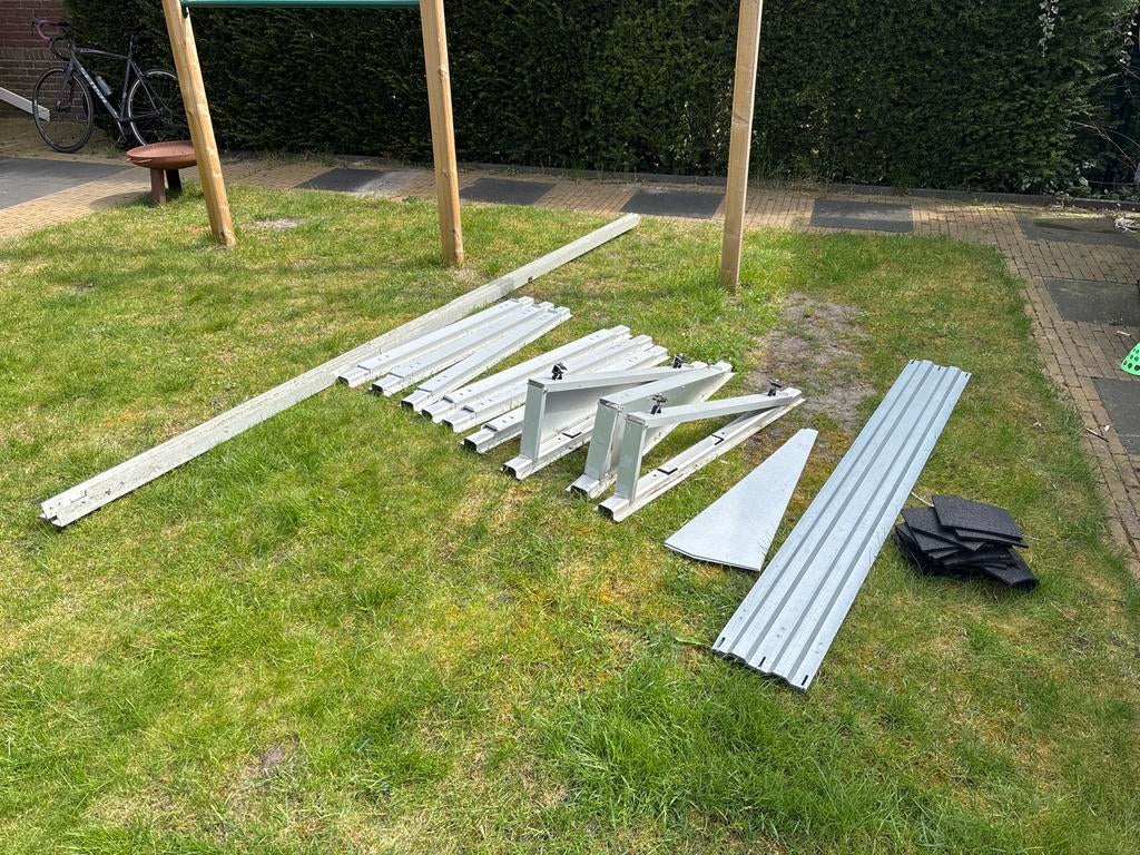 Stellage voor zonnepanelen - Zo goed als nieuw, Ophalen, Zo goed als nieuw, Overige typen