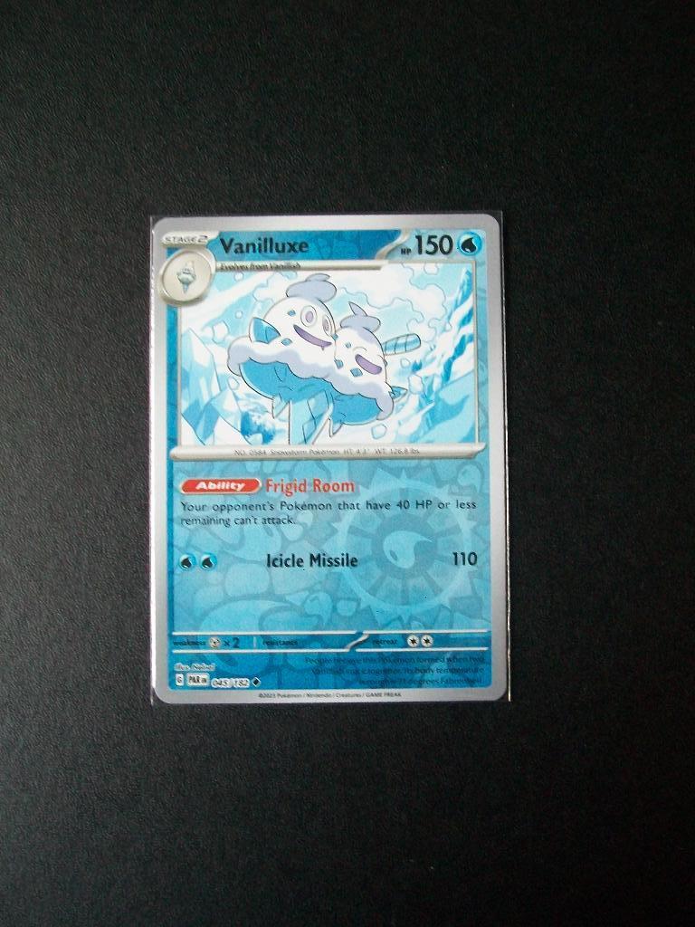 8981: Nieuwe Pokemonkaart VANILLUXE holofoil HP150 (045/182), Verzenden, Nieuw, Losse kaart, Foil