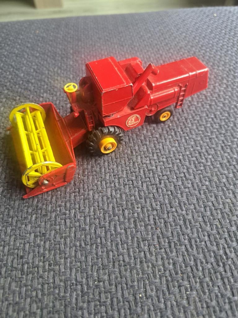Claas combine matchbox lesney model, Gebruikt, England, Tractor of Landbouw, Ophalen of Verzenden