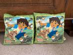 Set van 2 Diego Dora Explora kussen kinderkamer, Ophalen of Verzenden, Zo goed als nieuw, Vierkant