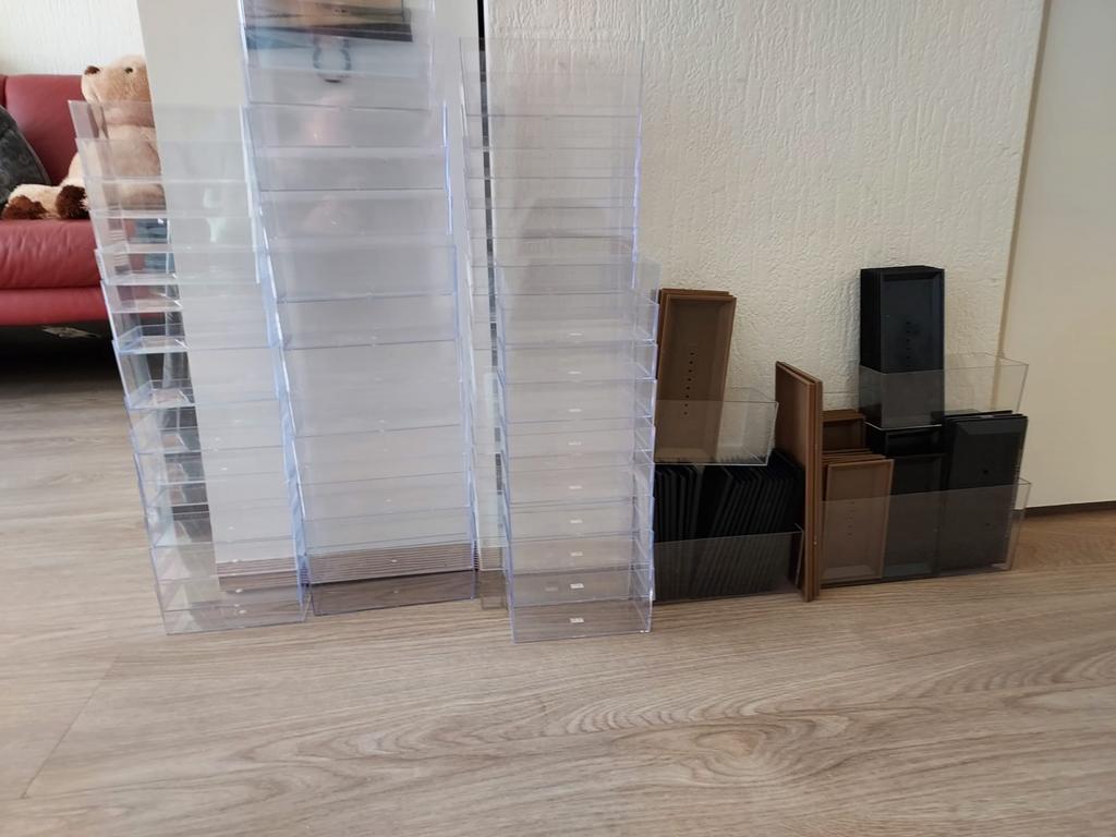 Plastic bakjes voor miniatuurautootjes, Ophalen, Gebruikt