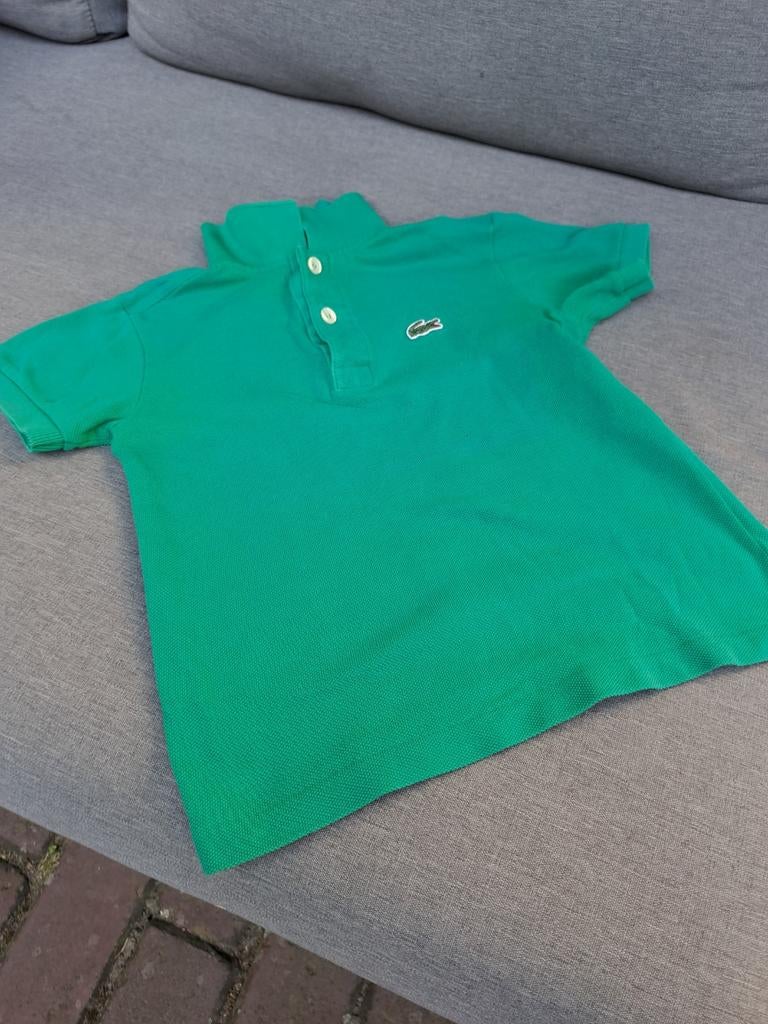 Lacoste jongenspolo groen maat 4/104, Kinderen en Baby's, Kinderkleding | Maat 104, Gebruikt, Ophalen of Verzenden, Lacoste, Shirt of Longsleeve