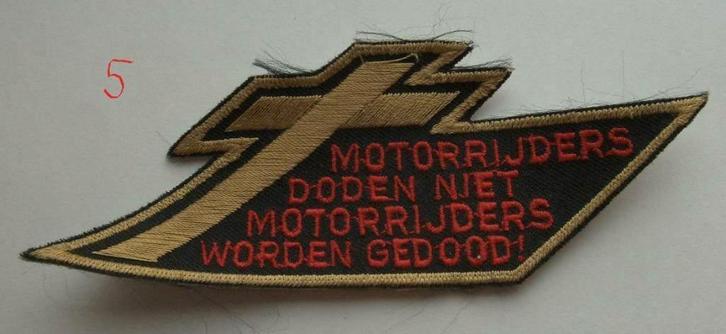motorrijders patch badge opnaai embleem, Verzamelen, Automerken, Motoren en Formule 1, Nieuw, Motoren, Verzenden