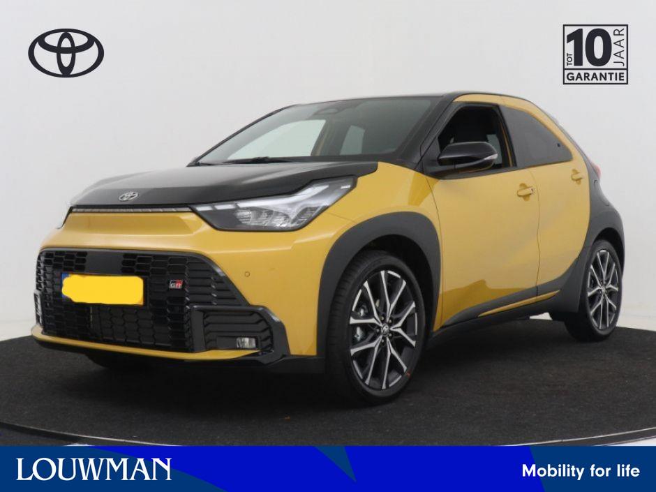 Toyota Aygo X Hybrid 115 GR Sport | DEMO | Navigatie | Stoel, Euro 6, Overige kleuren, 4 stoelen, Hybride Elektrisch/Benzine