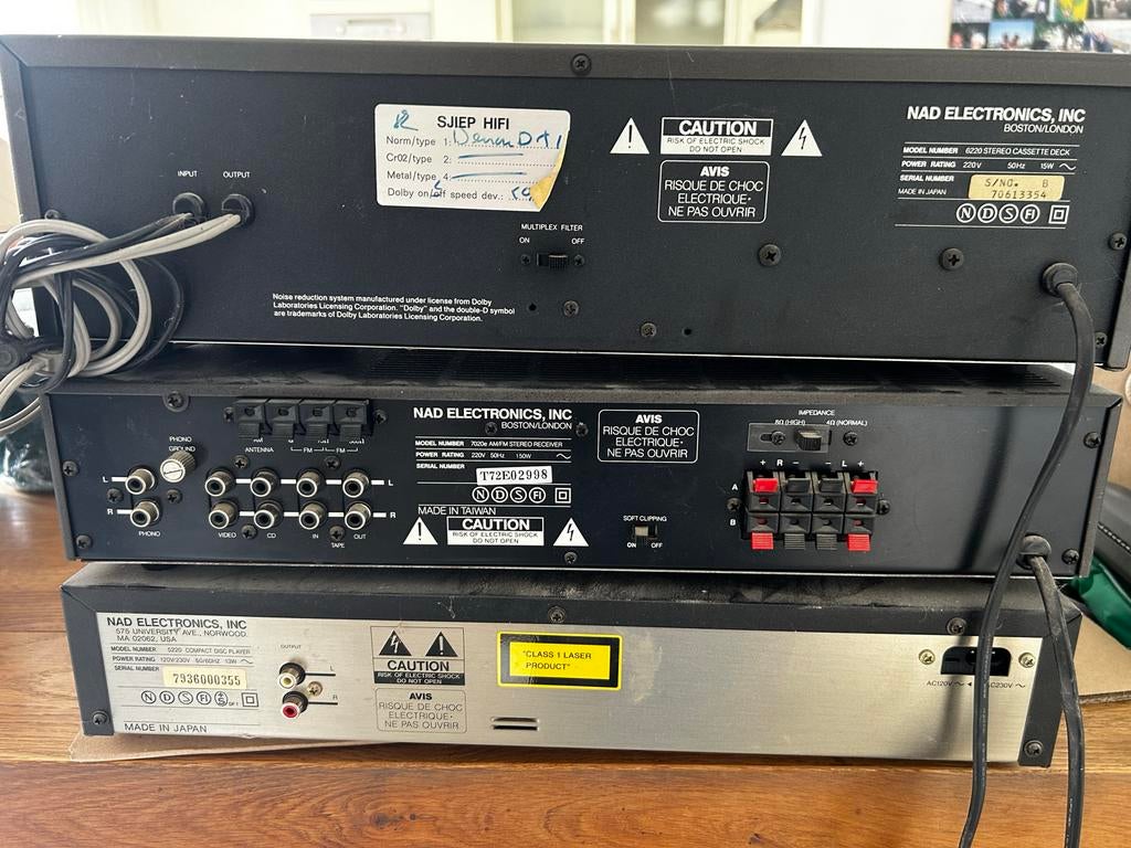 NAD Cassettedeck, Receiver en CD Speler Set, Ophalen, Gebruikt, Overige merken, Met radio