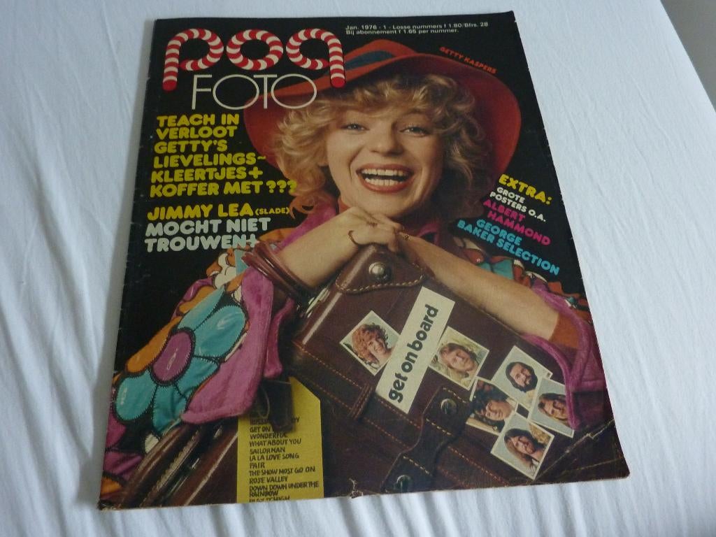 POPFOTO 1976-SMOKIE-TEACH-IN-ROLLERS-SLADE-WHO-MUD-DAVE, Verzamelen, Verzenden, 1960 tot 1980, Tijdschrift
