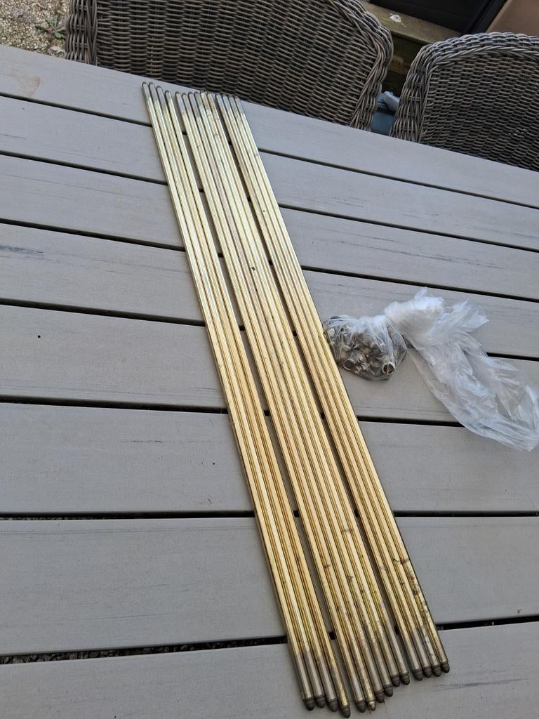 14 messing trap roedes, Ophalen, Rechthoekig